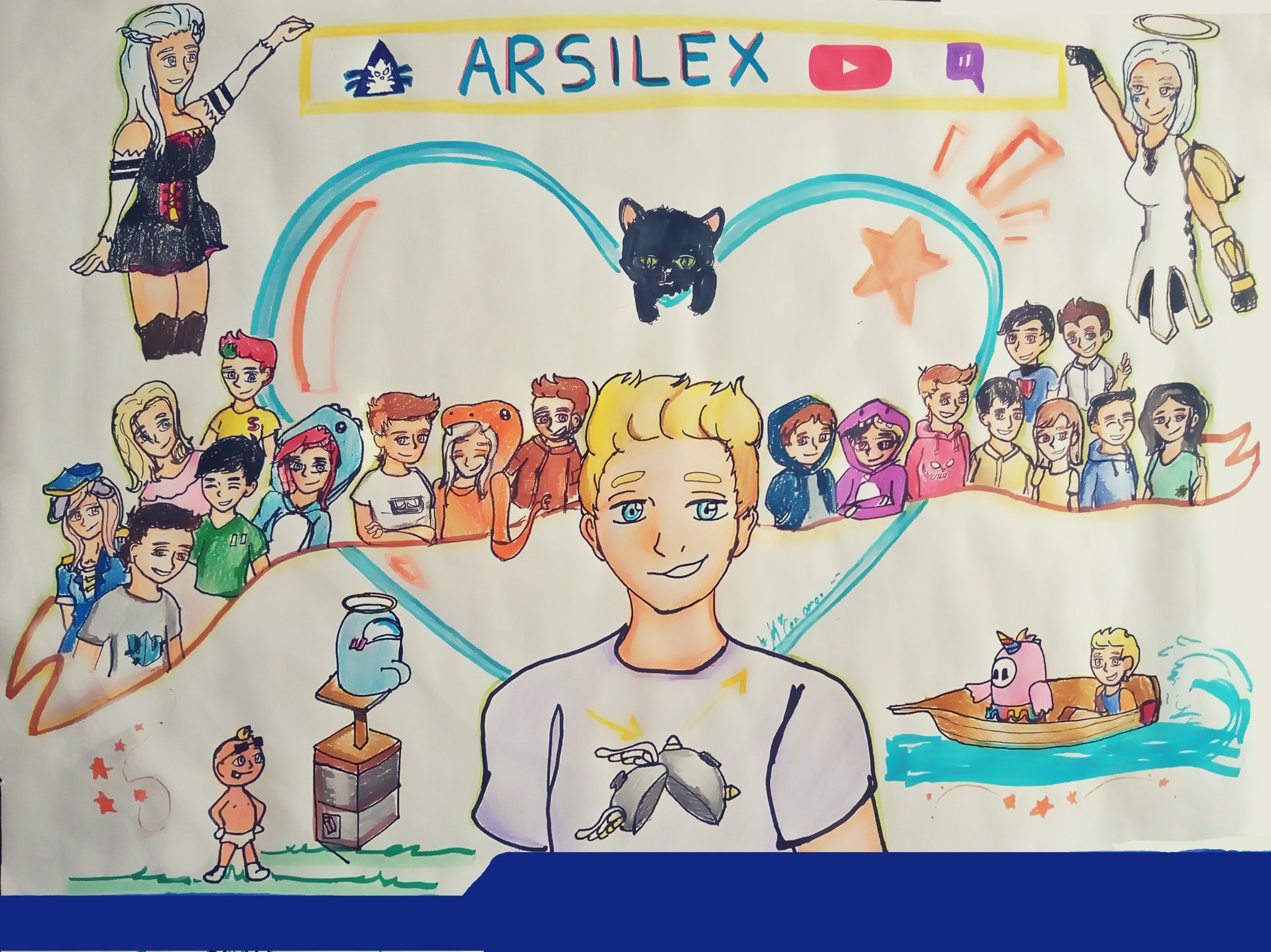 La comunidad de Arsilex por Kary Ackerman - Fan Art de Arsilex